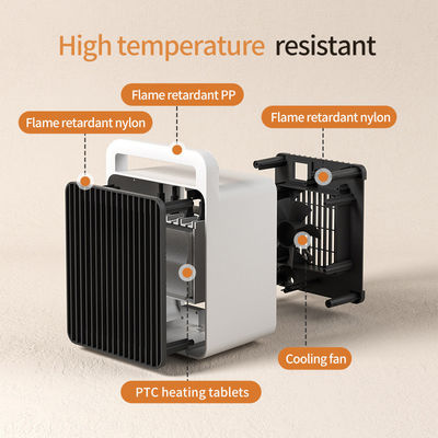 전기 휴대용 미니 히터 PTC 가정 사무실용 빠른 난방 900W 전원 공급원