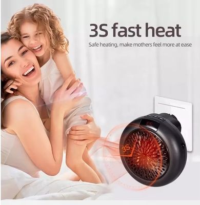 전기 900W LED 디스플레이 3S 가속 난방 세라믹 미니 히터 조정 가능한 온도 조절장치