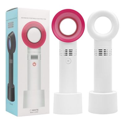냉각 에어 미니 휴대용 블레이드리스 팬 USB 재충전 충전 시간 2-3 시간