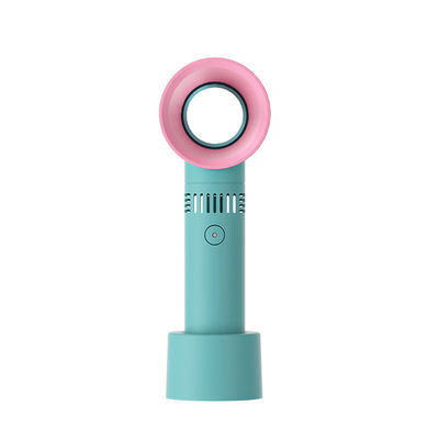 휴대용 ABS PC 미니 USB 충전 데스크톱 눈꺼풀 불기 위한 휴대용 잎 없는 팬