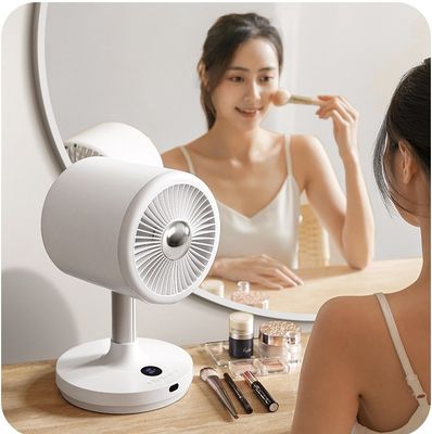 전원 소스 usb 재충전 가능한 바닥 서있는 팬과 함께 가벼운 휴대용 책상 팬