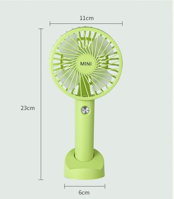 미니 핸드 팬 USB 재충전 가능 앱 제어 없음 검은 흰색 오렌지 녹색 파란색 또는 노란색