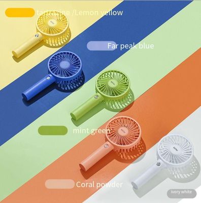 1200mAh USB 팬 미니 충전 가능한 핸드 홀드 팬 휴대용 및 강력한 전화 홀더