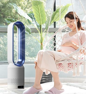 20인치 블레이드리스 공기 순환 팬 2시간 타이머 높이를 조절할 수 있는 리모컨