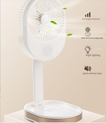 로고 커스터마이즈 된 작은 휴대용 접는 팬 야외 가정 사무실 데스크톱 충전