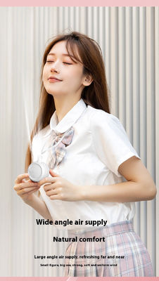 목에 착용 가능한 휴대용 매달린 목 팬, 높은 바람 용량 및 DC5V 전원 공급