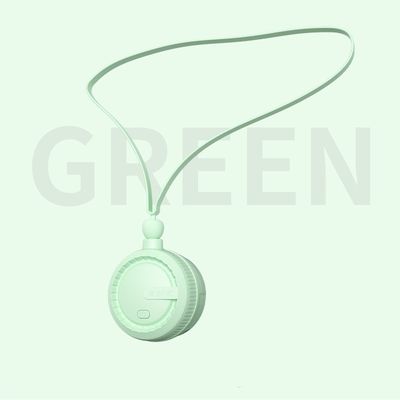 게으른 USB 충전 블레이드리스 목 매달린 작은 팬 DC5V 전원 공급 및 배터리