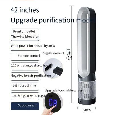 조용한 42 인치 타워 팬 원격 제어 및 Hepa 공기 정화기