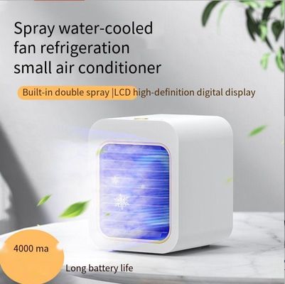 16*13*14.5cm 4000mAh 충전 가능한 미니 에어컨 팬 휴대용 책상 냉각 팬