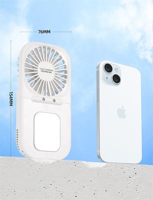 영어 휴대용 휴대용 작은 팬 USB 충전 데스크톱 접이식 매달린 목 팬