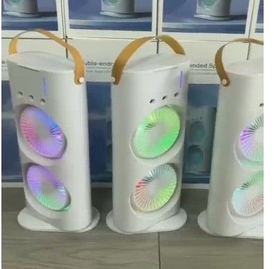 듀얼 헤드 스프레이 팬 습화 냉각 에어컨 데스크톱 냉각