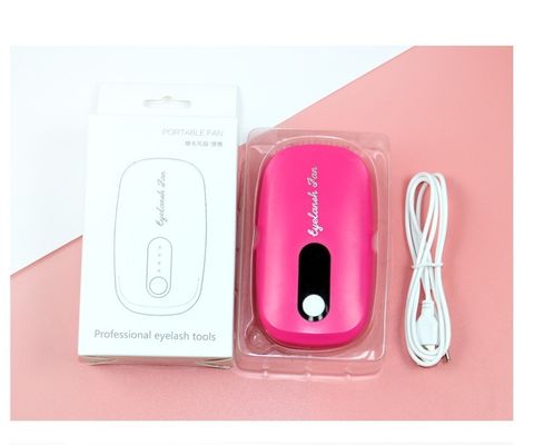 휴대용 USB 재충전 가능한 눈꺼풀 건조기 팬 눈꺼풀 확장 접착제의 빠른 건조