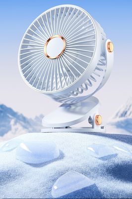 휴대용 USB 재충전용 개인 클립 팬 전기 전원 공급원 원격 제어가 없습니다