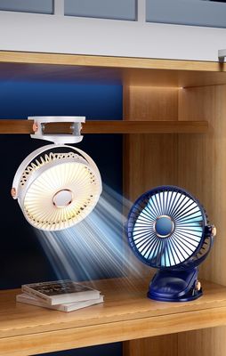 휴대용 USB 재충전용 개인 클립 팬 전기 전원 공급원 원격 제어가 없습니다