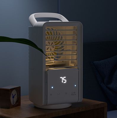 USB 물 냉각 팬 작은 테이블 공기 냉각기 3 바람 모드 낮은 / 중 / 높은 14 * 14 * 26CM