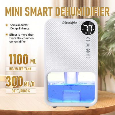 1100ml 물탱크와 7개의 다채로운 조명으로 가정의 편안함을 위한 스마트 미니 탈습기