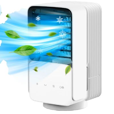 객실 사무실용 휴대용 증발 공기 냉각기 3 바람 모드 USB 전원