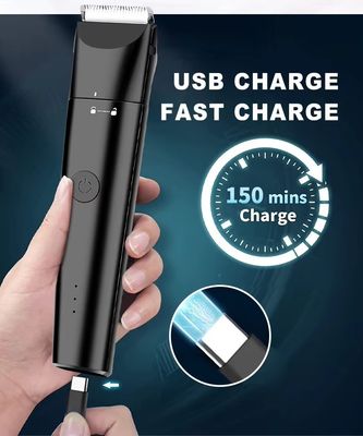 20*10*6.2cm 4in1 USB 재충전 가능한 전기 애완 동물 정비 키트 개 고양이 헤어 트림러