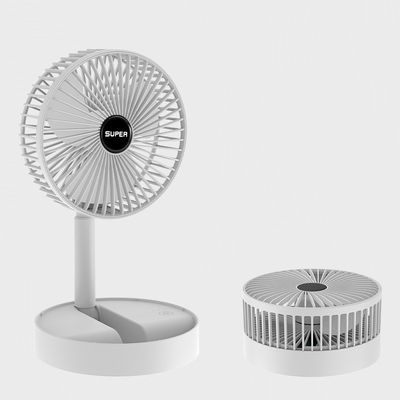 데스크톱 오피스 USB 충전 접는 망원경 팬 미니 휴대용 전기 팬 플라스틱