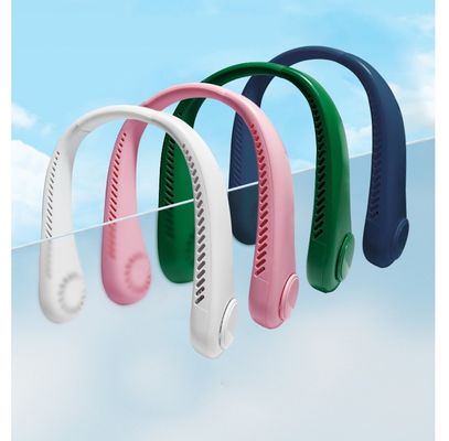 가정용 및 야외용 휴대용 미니 블레이드리스 넥 햄링 팬 USB 충전