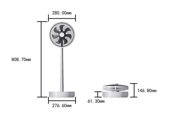세 개의 바람 속도 25w 실내 AC 220v 휴대용 미니 피드estal 전기 바닥 서있는 팬