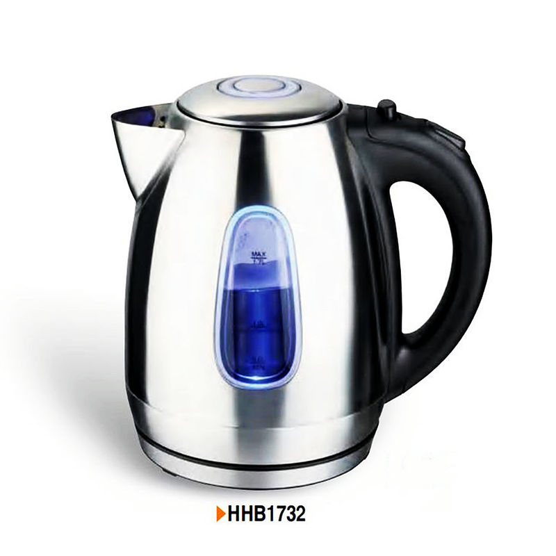 호텔 스테인리스 스틸 전기 캔 1.6-2.0L 용량 0.26mm/0.3mm/0.32mm 두께