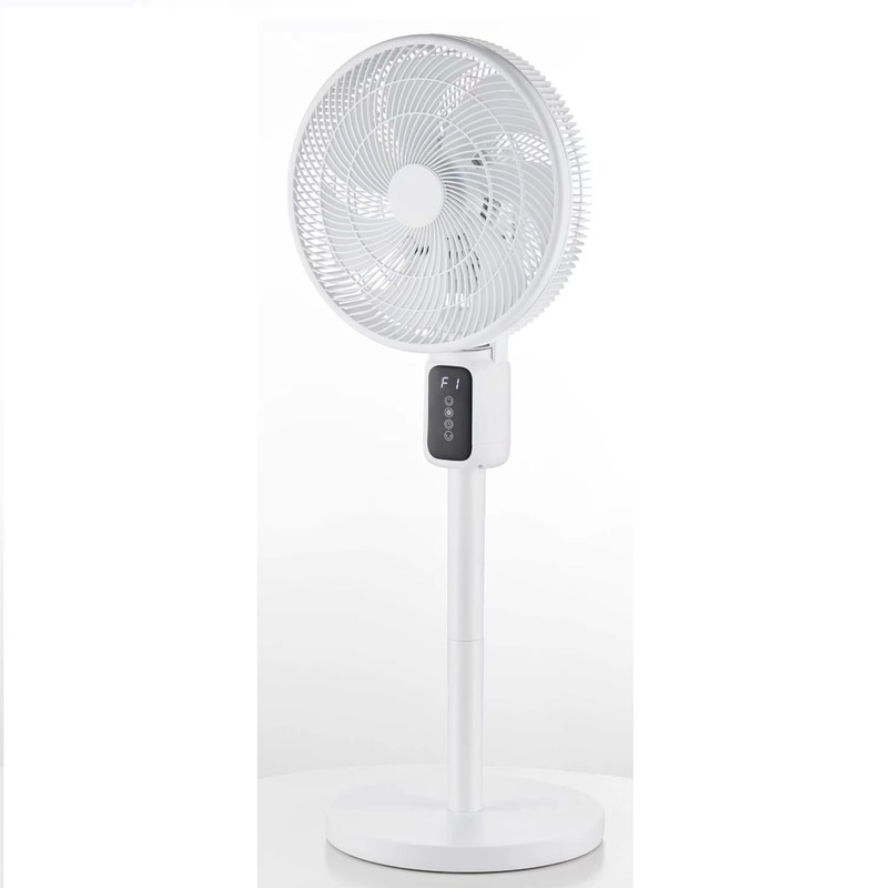 12 인치 휴대용 원격 제어 오시슬레이팅 기판 공기 순환 서있는 바닥 팬 가구