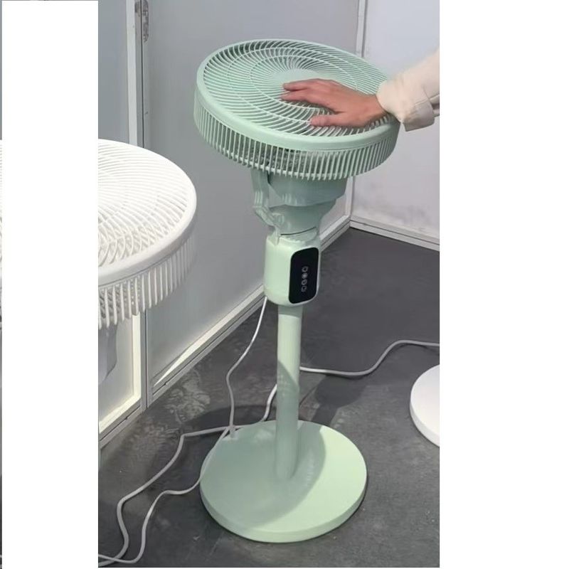 32*32*90cm 크기 전기 LED 디스플레이 잉크젯 프린팅 로고와 함께 서있는 가정용 팬