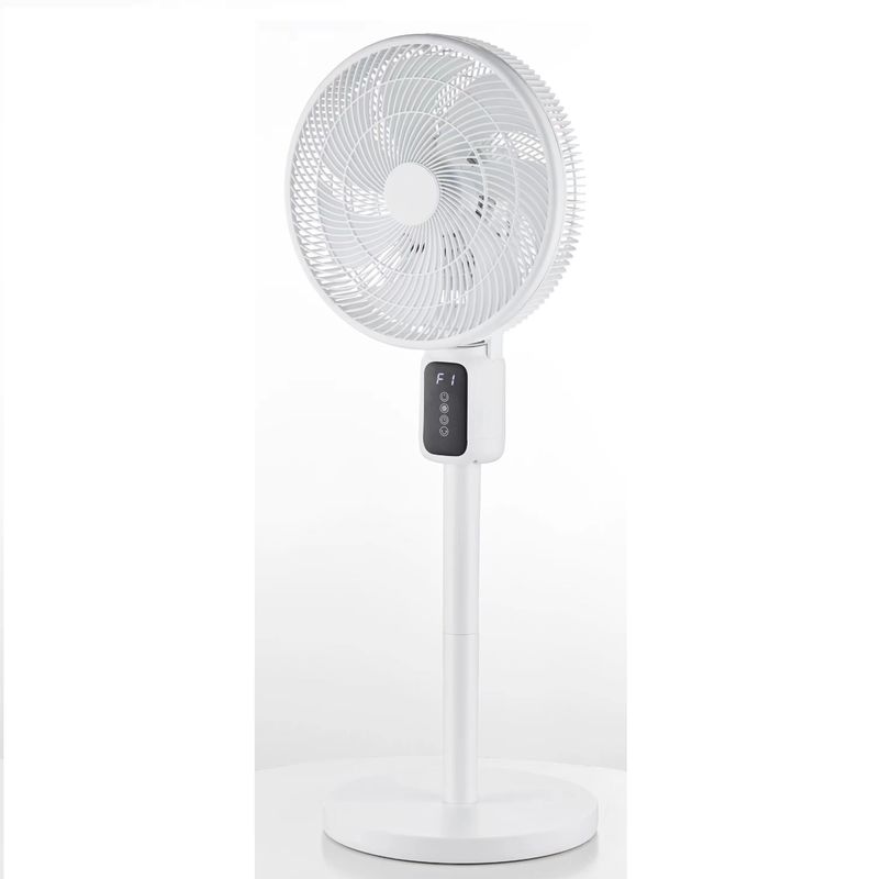 자동 흔들기 머리 순환 팬 12 인치 LED 디스플레이 수직 바닥 냉각 팬